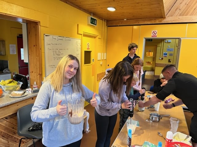 YIN do milkshake workshops at Scaladale residential 2022